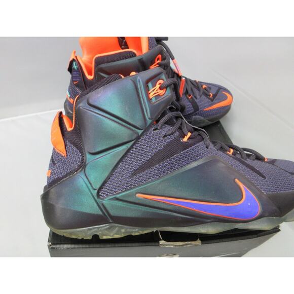 Nike LeBron 12 Men\'s Size 13 US 684593-583 Cave Purple Orange Athletic Shoes main image 15